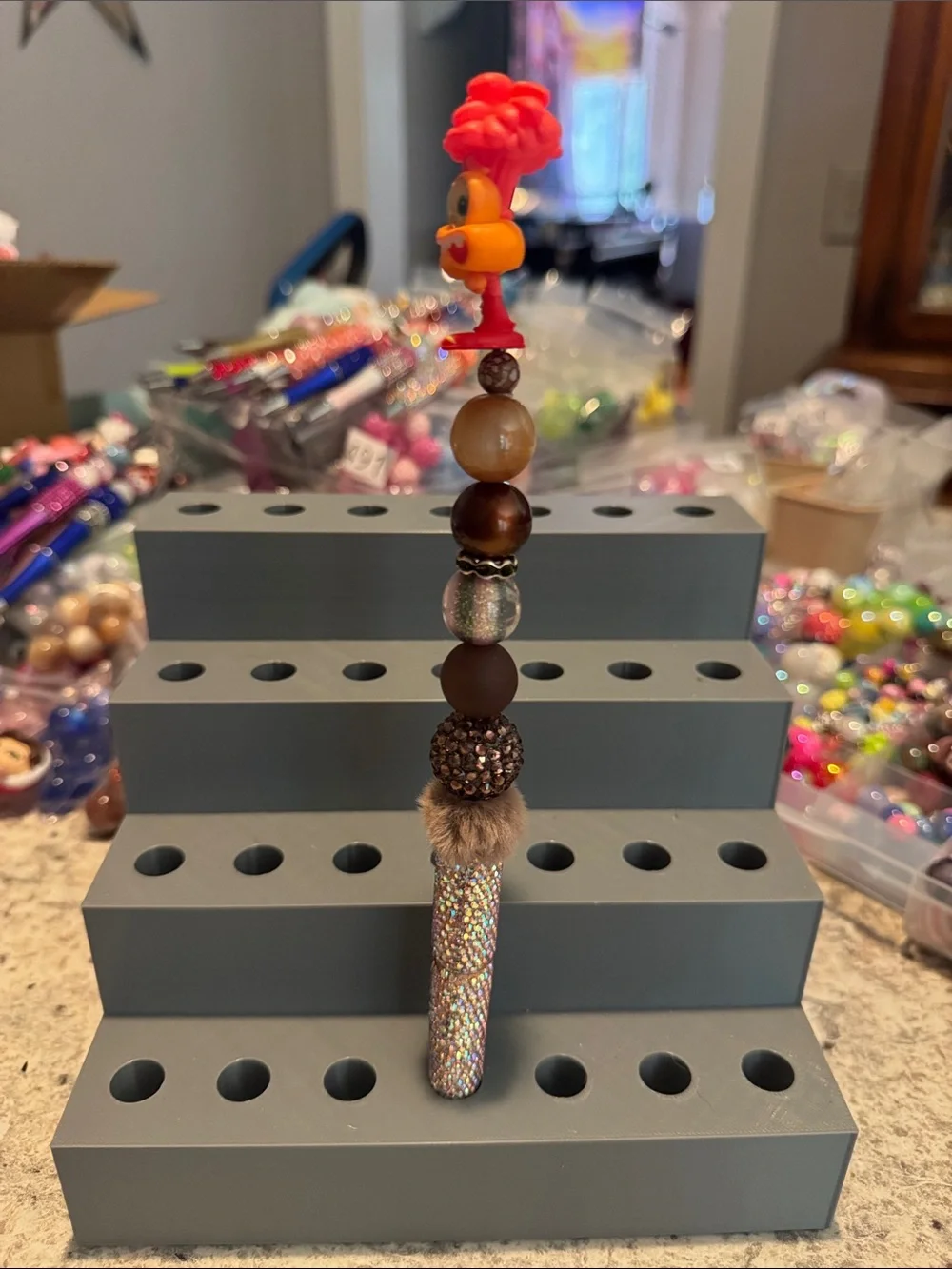 NWOT Disney Doorables Anxiety Beaded Pen Handmade by Me